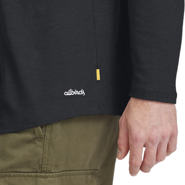 Tričko Allbirds Merino Long Sleeve T-Shirt, Size Small Čierna | A11500M, 3