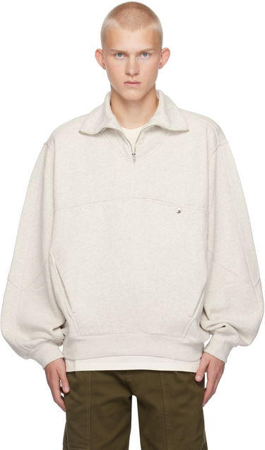 Sveter ISABEL MARANT Isabel Marant Wilfrid Half-Zip Sweatshirt Šedá | SW0139HA-B4M01H, 0
