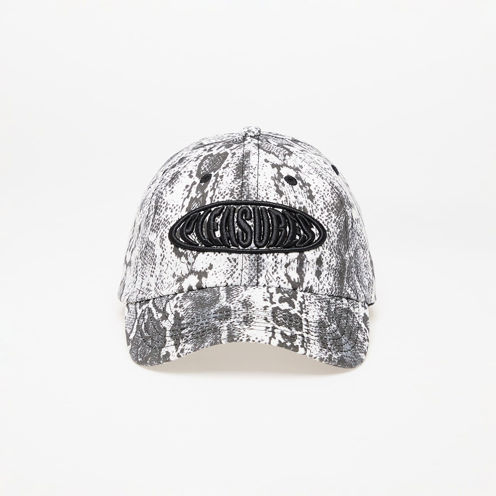 Bubble Logo Snake Print Baseball Cap