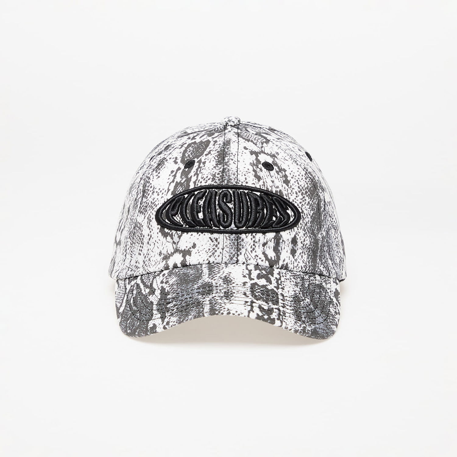 Šiltovka Pleasures Bubble Logo Snake Print Baseball Cap Šedá | P24W050 SNAKE, 0