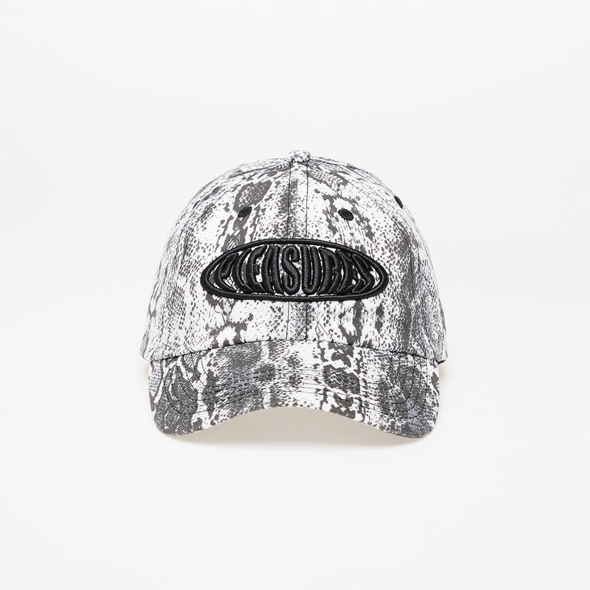 Šiltovka Pleasures Bubble Logo Snake Print Baseball Cap Šedá | P24W050 SNAKE