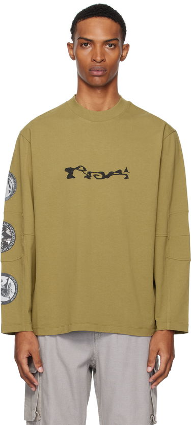 Tričko ROA ROA Division Long Sleeve T-Shirt Zelené | RBMW0434JY39, 0