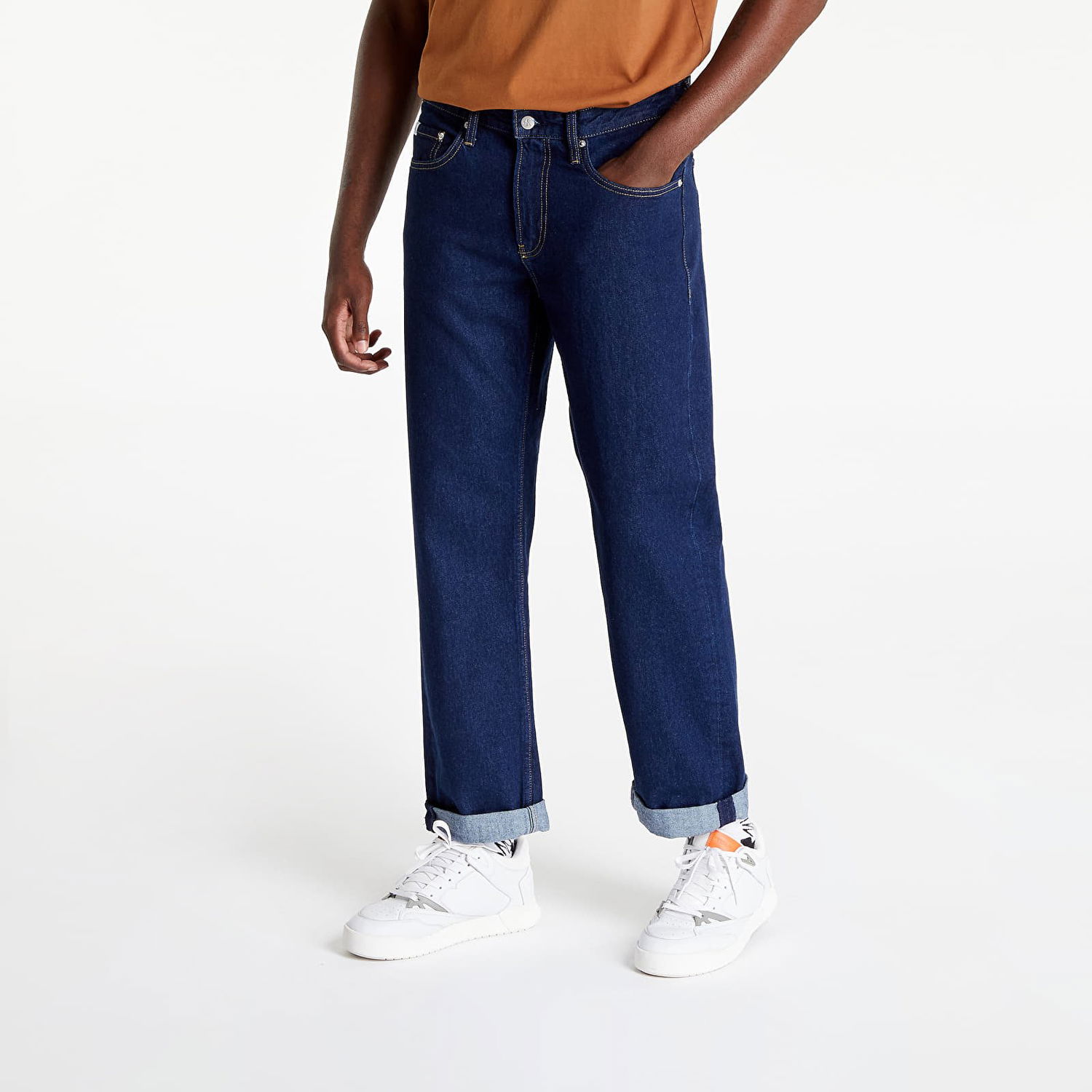 Džínsy CALVIN KLEIN 90S Straight Denim Rinse Navy | J30J321430 1AP, 0