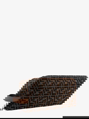 Cestovná taška FENDI Fendi Jacquard Beauty Case Hnedá | 7N0141ALWKF1HRM, 2