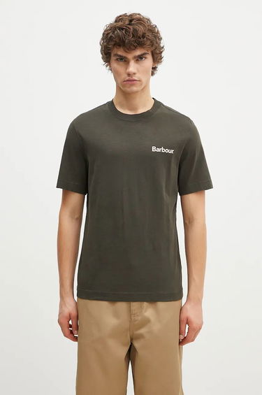 Tričko Barbour Pitbright Relaxed T-Shirt Zelené | MTS1351, 0