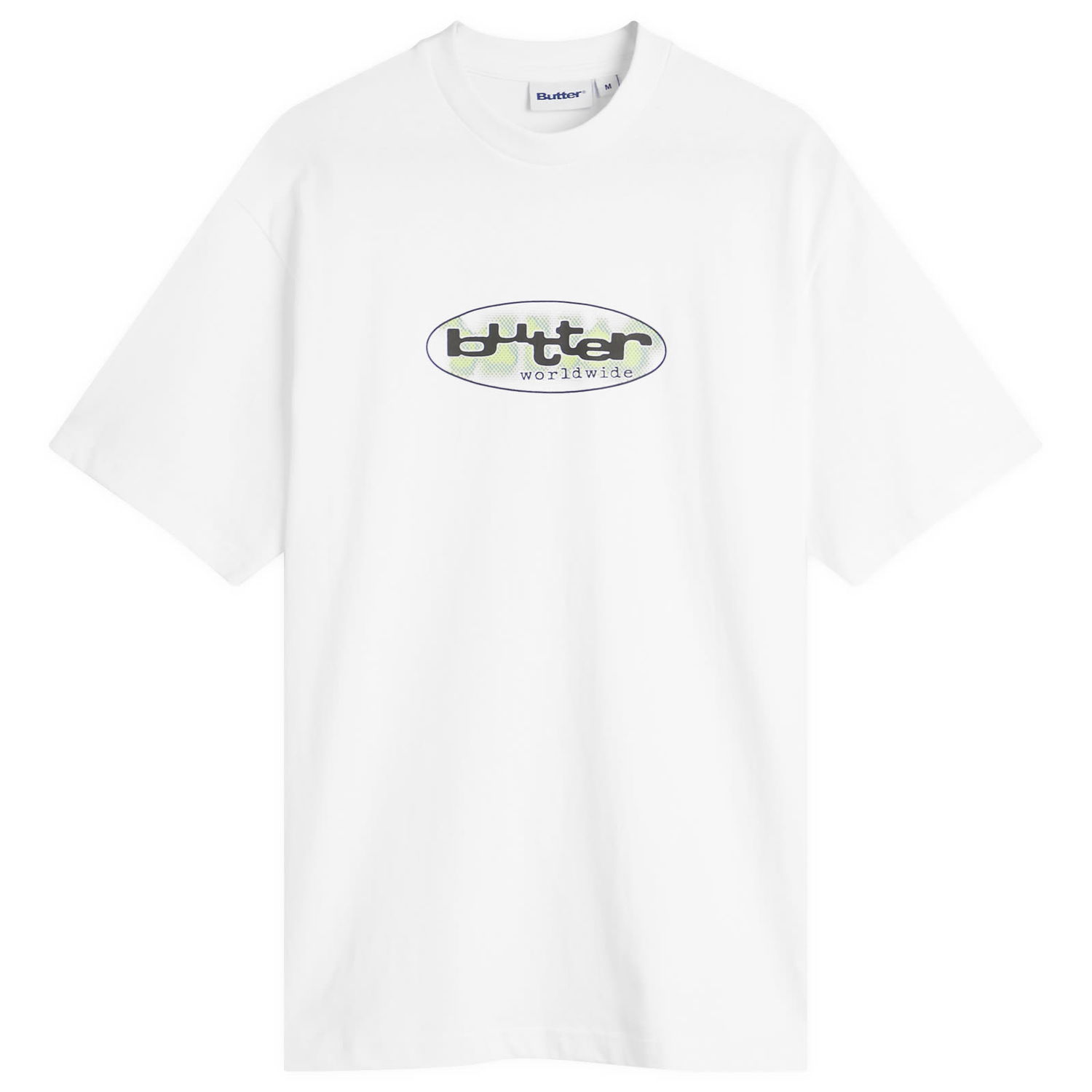 Tričko Butter Goods Vortex T-Shirt, Size Large Biela | BG252111-WHT, 1