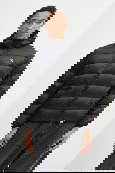 Prešívaná bunda AAPE by A Bathing Ape 29 Now Hooded Puffer Jacket Čierna | AAPDNM7720XXP, 0