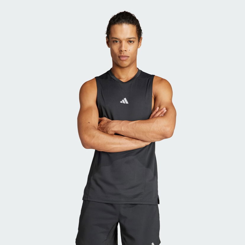 Tričko adidas Performance Designed for Training Workout HEAT.RDY Top Čierna | IS3708