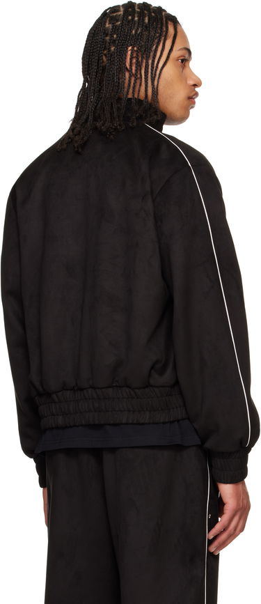 Bomber bunda MISBHV MISBHV Star Faux Suede Track Jacket Čierna | 250M401, 2