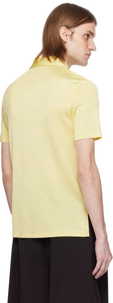 Polo tričko Lacoste Lacoste Runway Regular Fit Satin Piqué Polo Žltá | DH6801, 2
