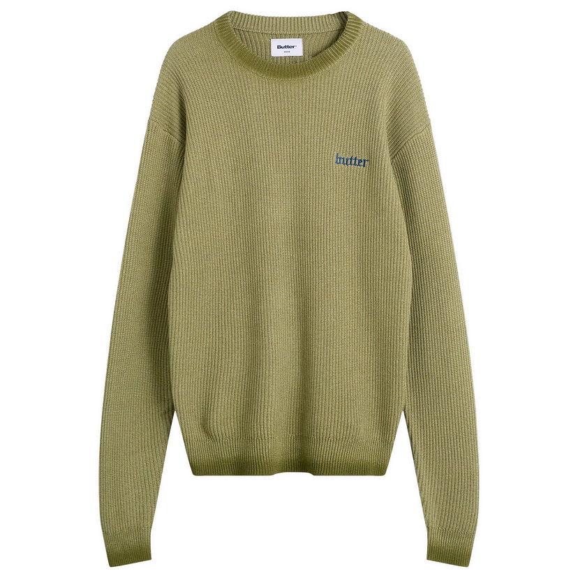 Sveter Butter Goods Fade Knit Sweater Zelené | BG254301-ALG