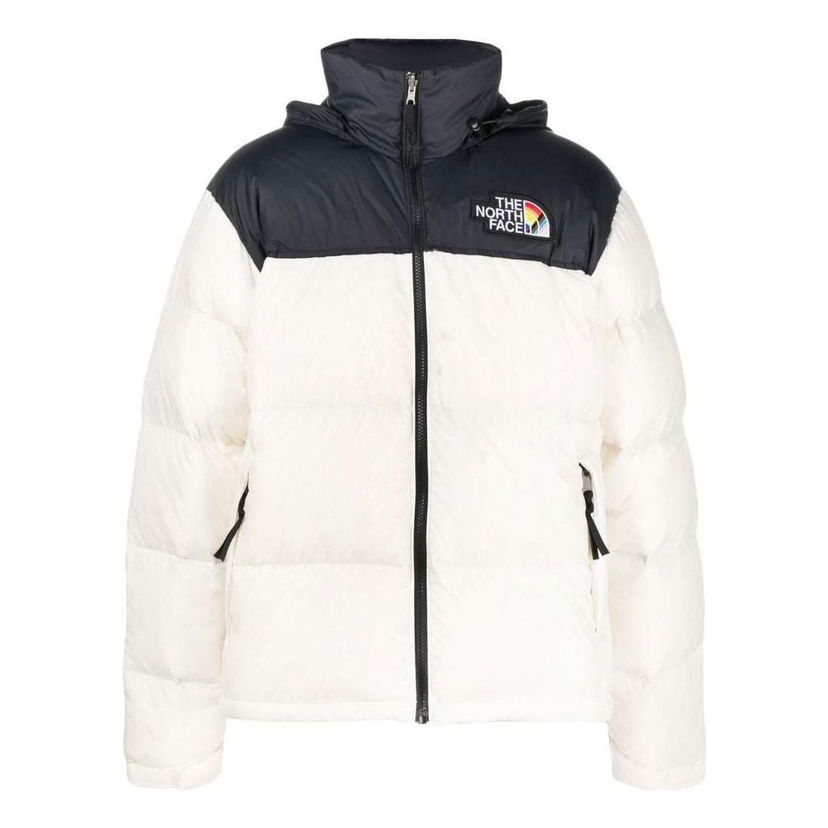 Prešívaná bunda The North Face The North Face 1996 Retro Nuptse Pride Puffer Jacket Biela | NF0A7QKW-N3N