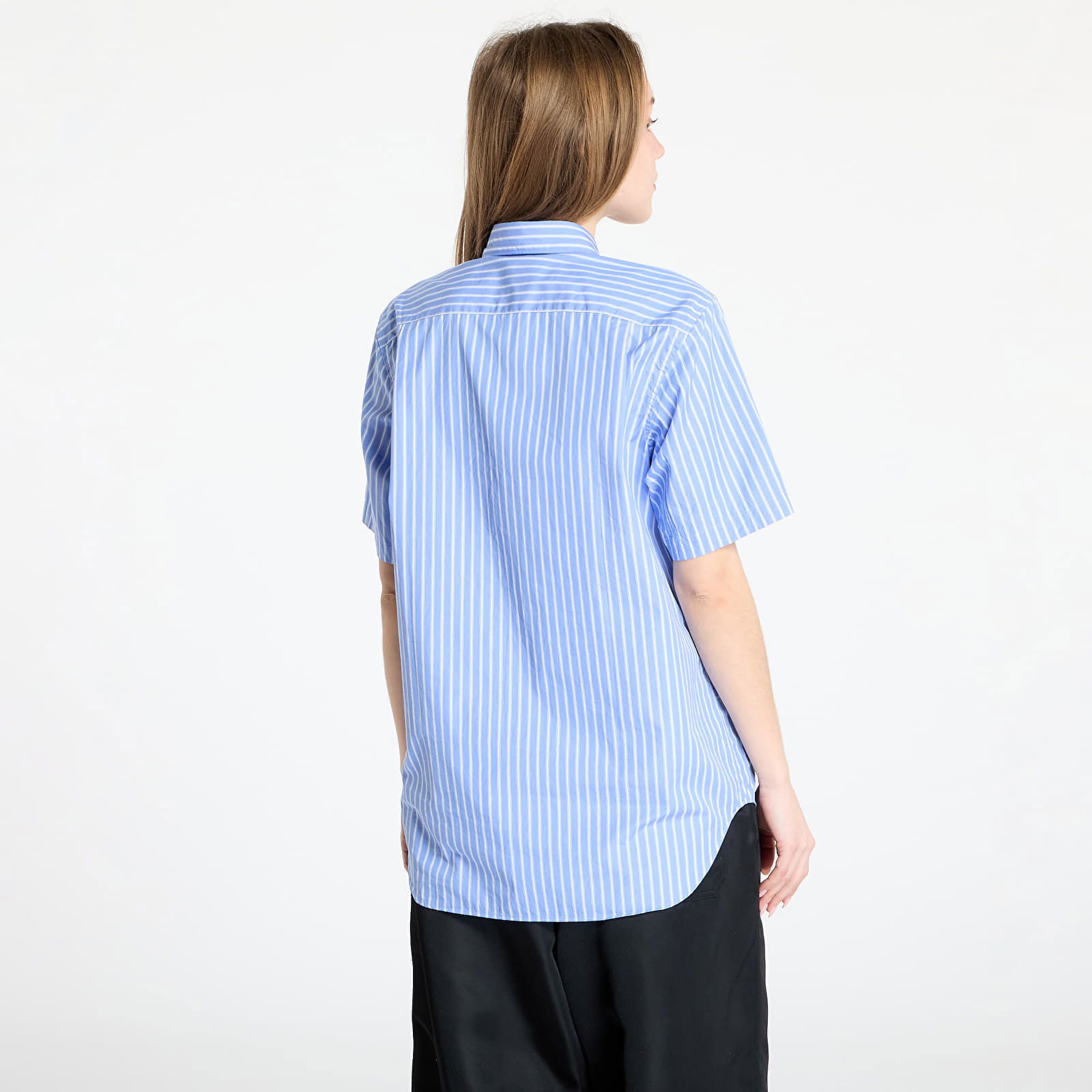 Black Emblem Stripe Shirt