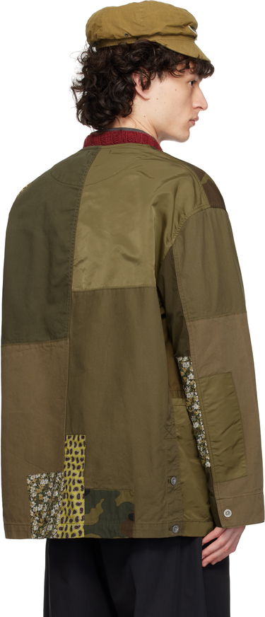 Vetrovka Comme des Garçons Homme Multi Fabric Mix Jacket Zelené | HO-J017-051, 2