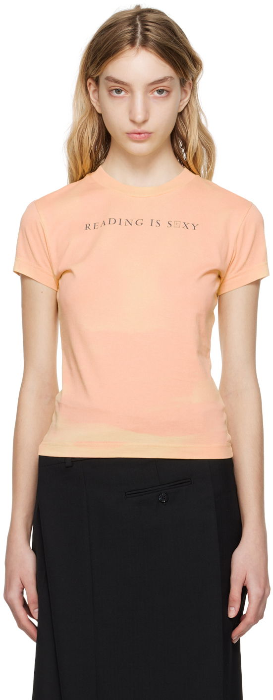 Tričko Acne Studios Heat Reactive T-Shirt Oranžová | CL0171-, 0