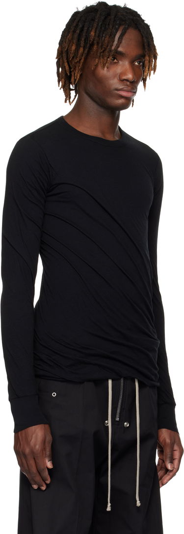 Tričko Rick Owens Rick Owens Hollywood Double Long Sleeve T-Shirt Čierna | RU01E5257 UC, 1