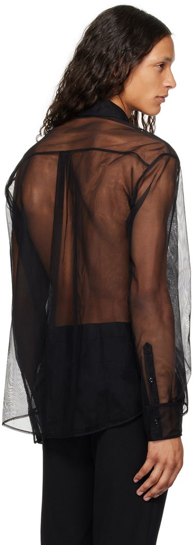 Košeľa Simone Rocha Simone Rocha Sheer Shirt Čierna | 5289 0069, 2