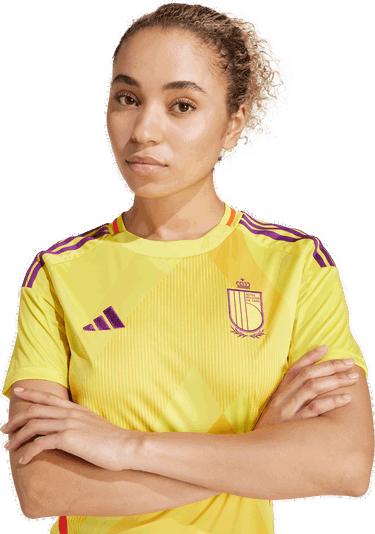 Dres adidas Performance Belgium 25 Women's Away Jersey Žltá | JD7436, 3