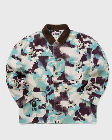 Bunda BAPE A Bathing Ape Map Camo Work Jacket Rôznofarebný | 001LJL301001MMUL, 0