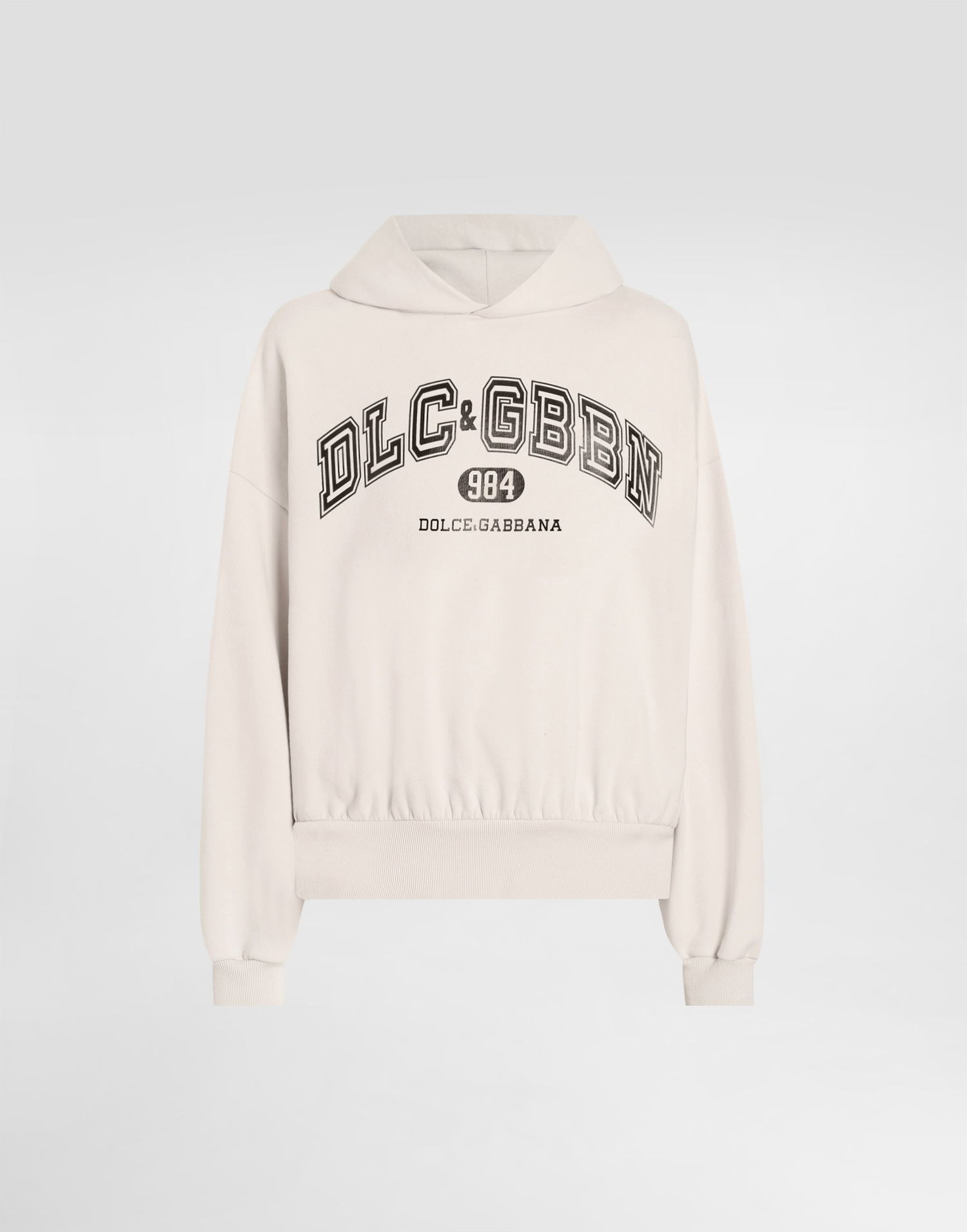 Mikina Dolce & Gabbana Dolce & Gabbana Jersey Hoodie with Print Béžová | G9BJGTG7PLOM2037, 0
