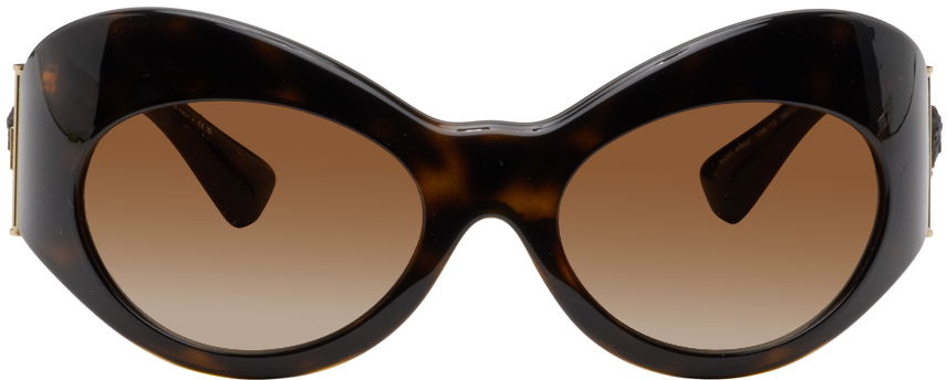 Slnečné okuliare Versace Oval Shield Sunglasses Hnedá | 0VE4462 108/13 8056597980876, 0