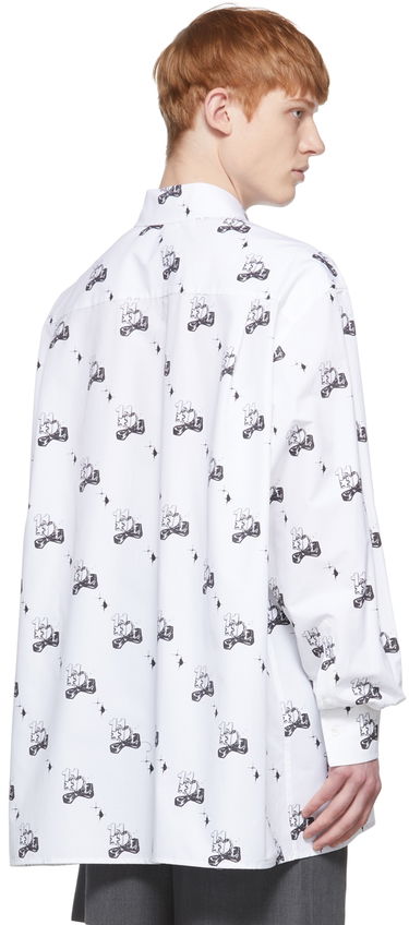 Košeľa We11done Print Cotton Shirt Biela | WD-BL1-22-213-U-WH, 2