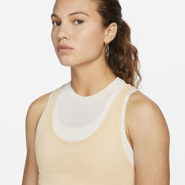 Crop Top Jordan Essentials Cropped Top Hnedá | DN0602-268, 2