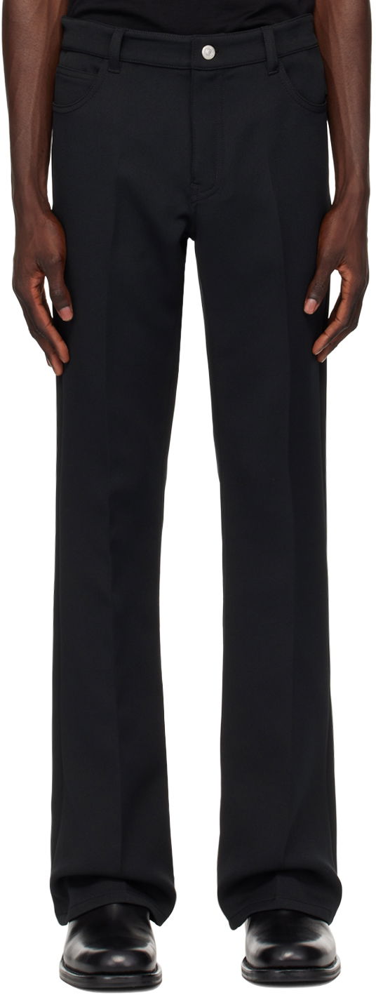 Nohavice Courrèges Signature 70's Bootcut Trousers Čierna | VESCPA021PL0007, 0