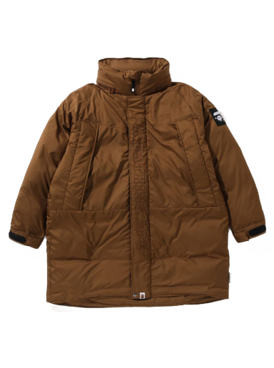 Bunda BAPE Long Relaxed Fit Down Jacket Béžová | 1I80-144-005