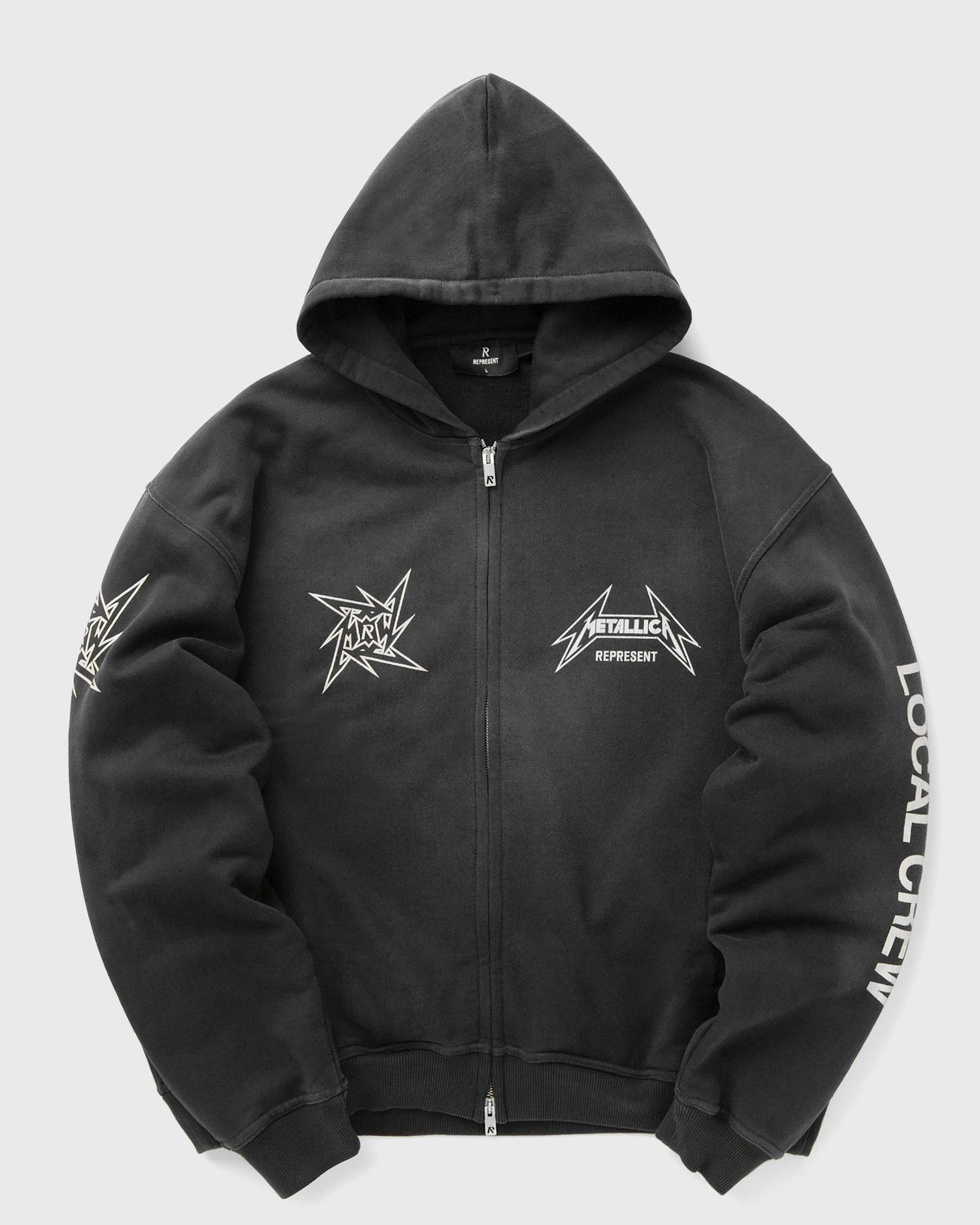 Mikina Represent Clo Represent Metallica 40 Year Anniversary Zip-Thru Hoodie Čierna | MLM4370-230, 0