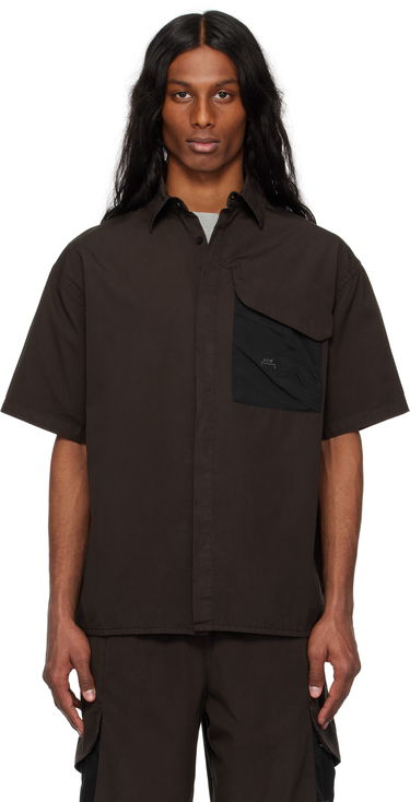 Košeľa A-COLD-WALL* A-COLD-WALL* Brunswick Short Sleeve Shirt Čierna | ACWMSH167, 0