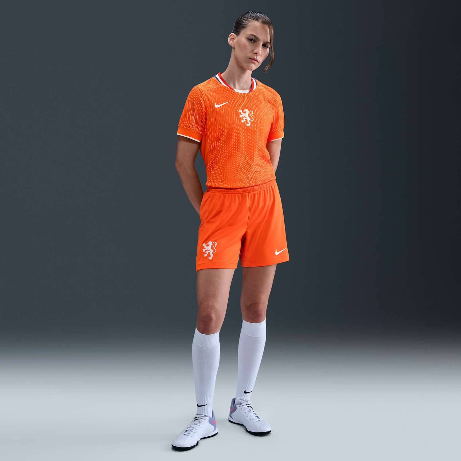 Šortky Nike Netherlands 2025/26 Dri-FIT Stadium Replica Home Shorts Oranžová | FZ9185-819, 0