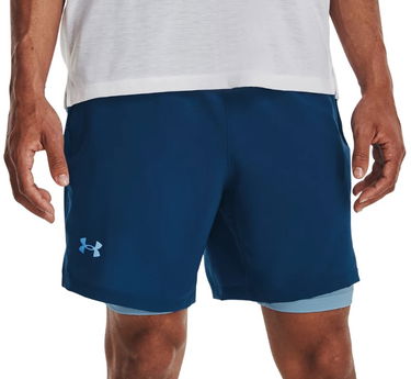 Šortky Under Armour Launch 7'' 2v1 Navy | 1361497-426, 0