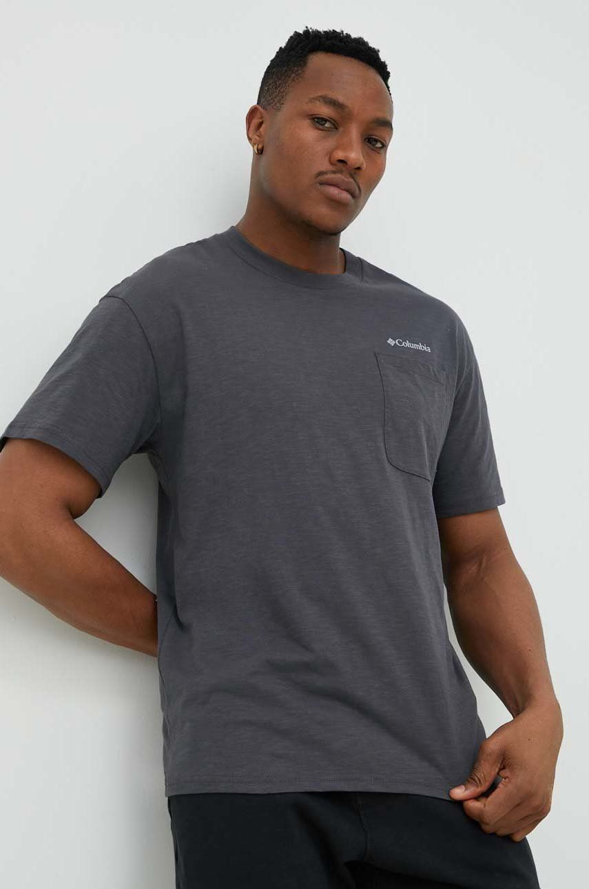 Tričko Columbia T-shirt Šedá | 2037491, 0
