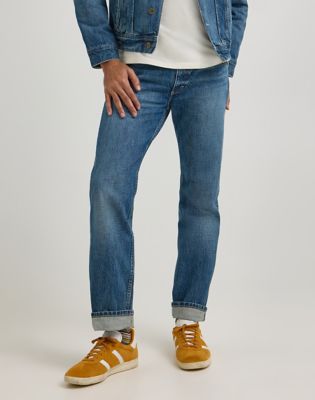 Džínsy Lee Lee x Paul Smith Selvedge 101 Rider Jeans, Size 36x32 Modrá | 112367519, 0