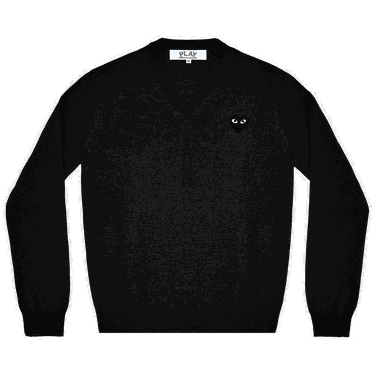 Sveter Comme des Garçons PLAY Heart V-Neck Pullover Čierna | AZ N017 051 1, 0