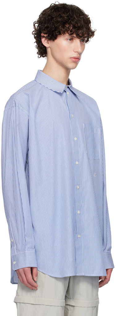 Košeľa Helmut Lang Helmut Lang Oversized Striped Shirt Modrá | O05HM599, 1