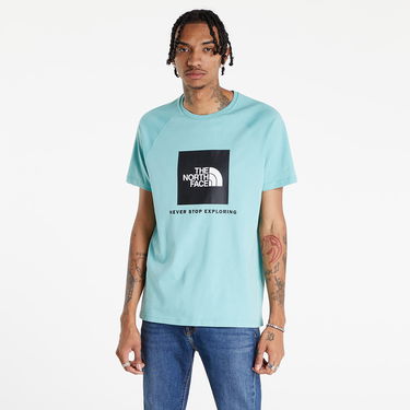 Tričko The North Face Short Sleeve Raglan Redbox Tee Zelené | NF0A3BQO6R71, 2