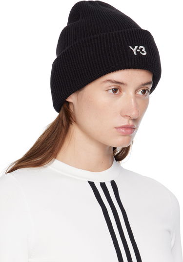 Kulicha Y-3 Y-3 Classic Knit Beanie Čierna | JW8963, 3