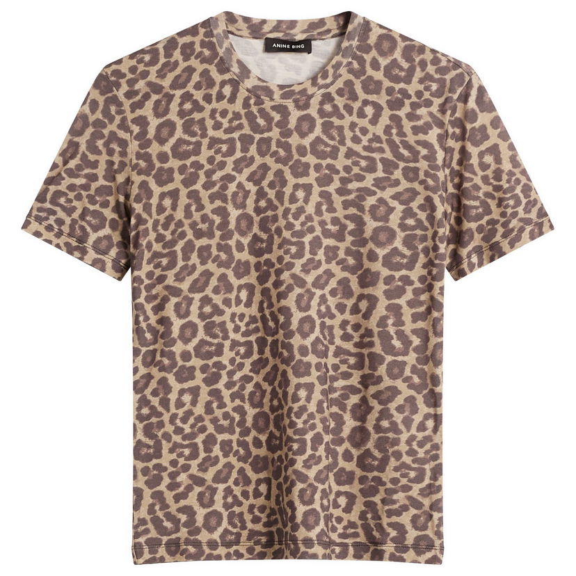 Tričko Anine Bing Sylvie Leopard T-Shirt Rôznofarebný | A-08-12303-MTL59