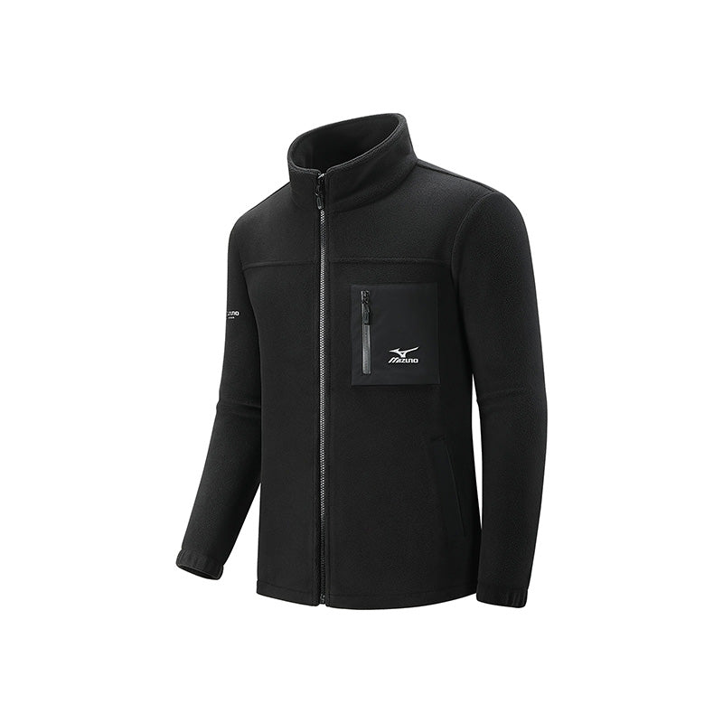 Mikina Mizuno Porto Fleece Jacket Čierna | A2CC3504