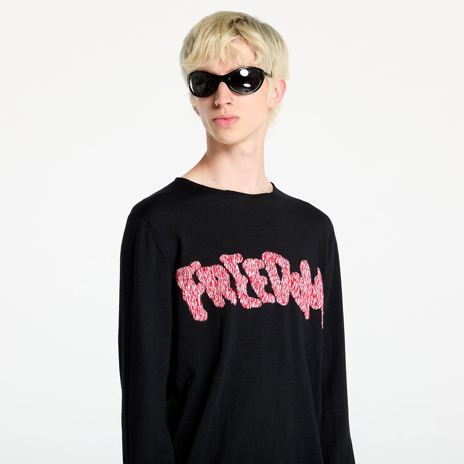 Sveter Comme des Garçons SHIRT Knit Sweater Black Čierna | FN-N001 Black, 1