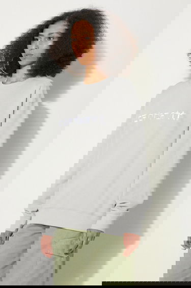 Mikina Carhartt WIP Sweatshirt with embroidered logo Šedá | I033647.2AXXX, 3