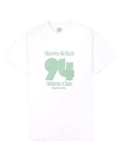 Tričko Sporty & Rich 94 Athletic Club T-Shirt Biela | TS843WH