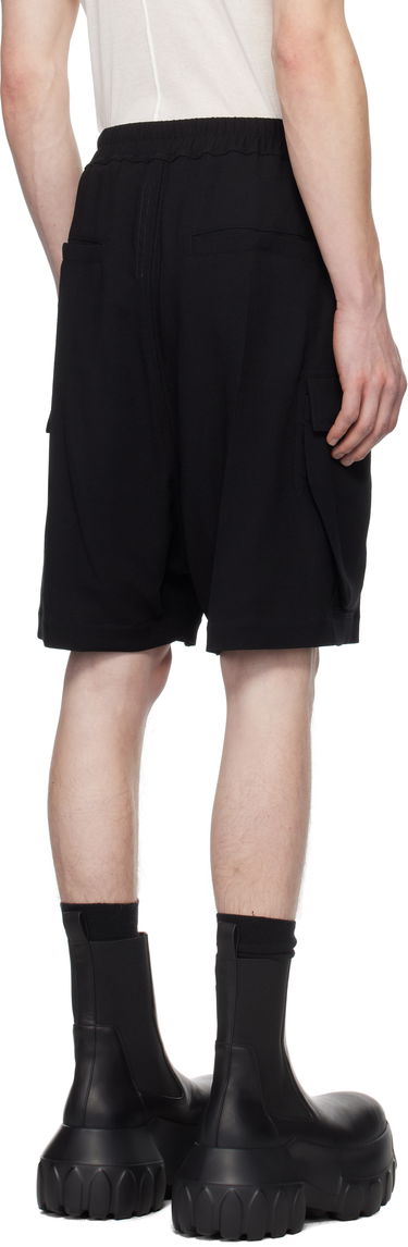 Šortky Rick Owens Rick Owens Hollywood Cargobela Shorts Čierna | RU01E5360 WA, 2