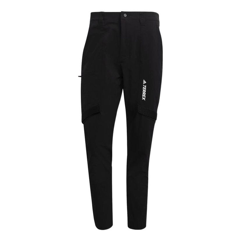 Cargo nohavice adidas Originals Straight Casual Sports Pants Čierna | GI7308