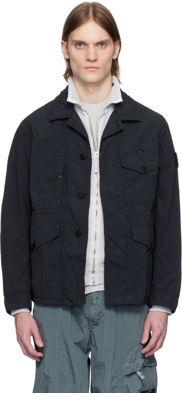 Vetrovka Stone Island Stone Island Nylon Ghost Jacket Čierna | K1S15 4100033 S00F6, 0