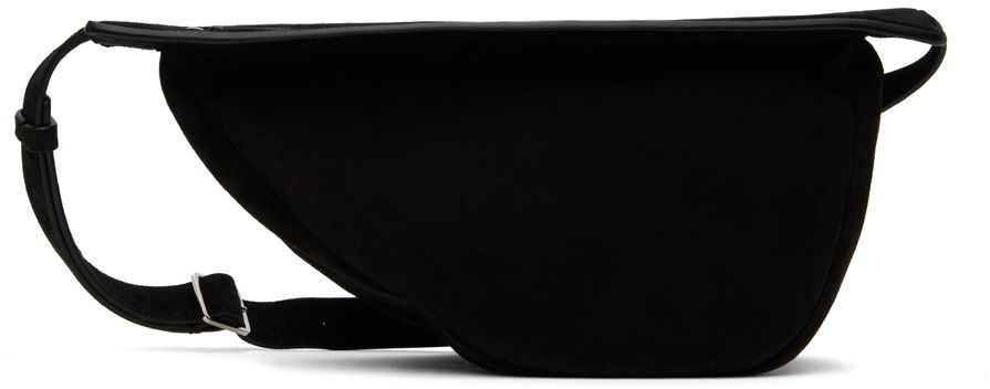 Taška cez rameno The Row Black Small Banana Bag Čierna | W1197-L28, 0
