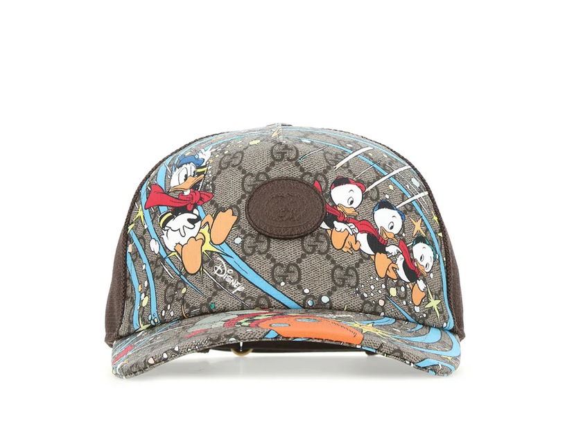 Šiltovka Gucci Trucker Cap with Donald Duck Print Hnedá | 6488434 HACR 8465
