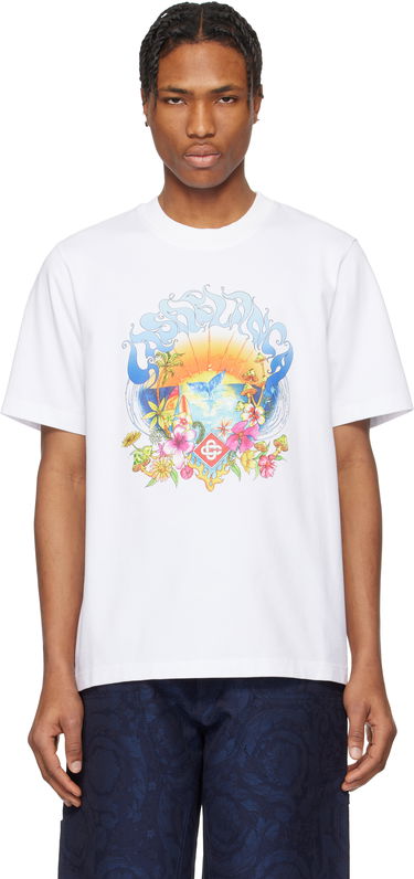 Tričko Casablanca Casablanca Surf Trip Graphic T-Shirt Biela | MS25-JTS-001-04, 0